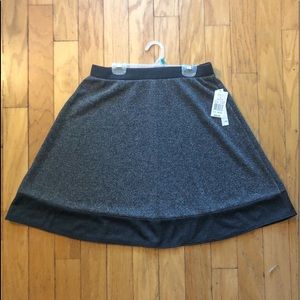 Joe B. Brown & Cream Stretch Flare Skirt